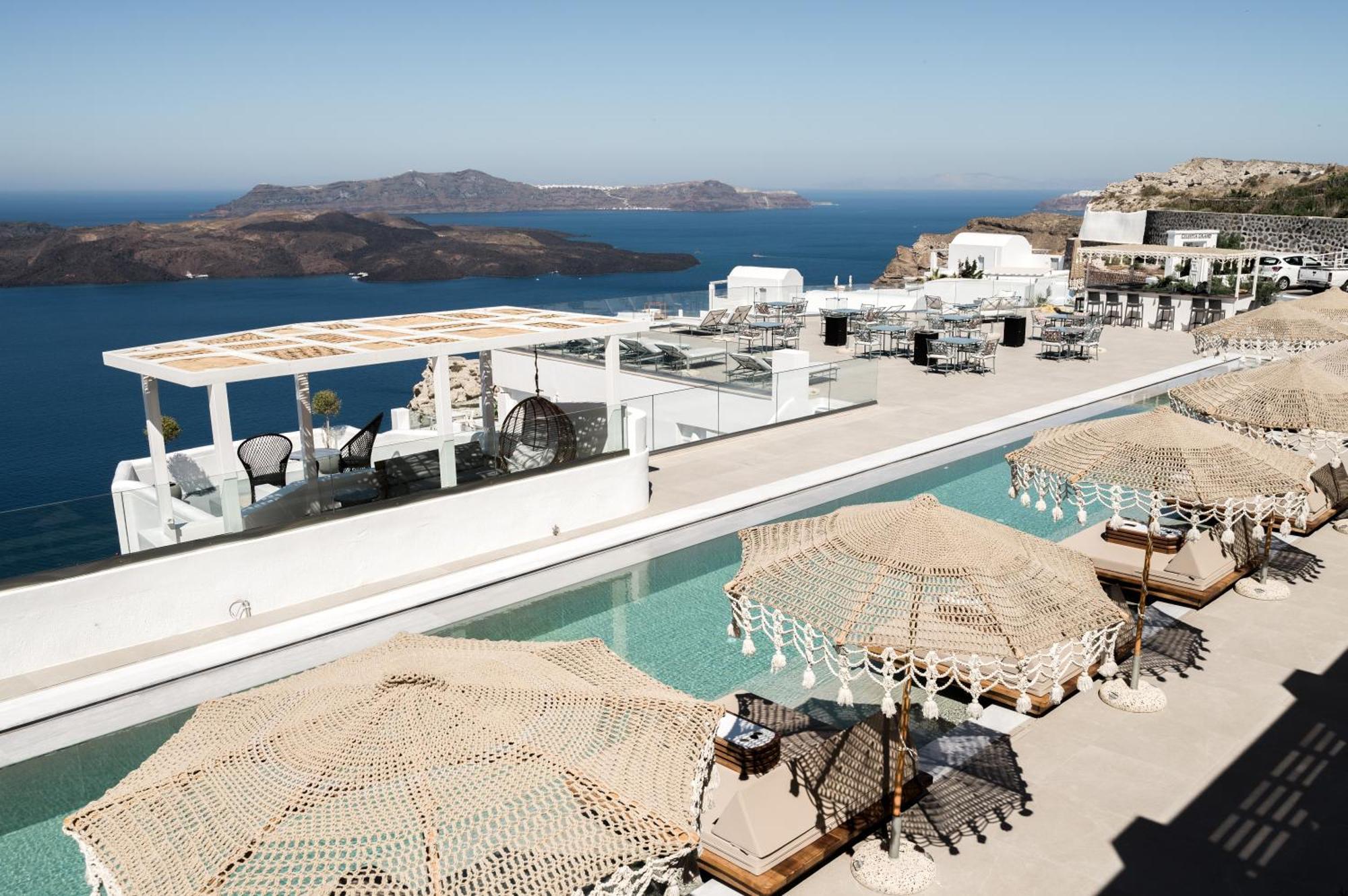 Apeiron Blue Santorini - Sustainable Adults Only 14 Plus Фира Екстериор снимка