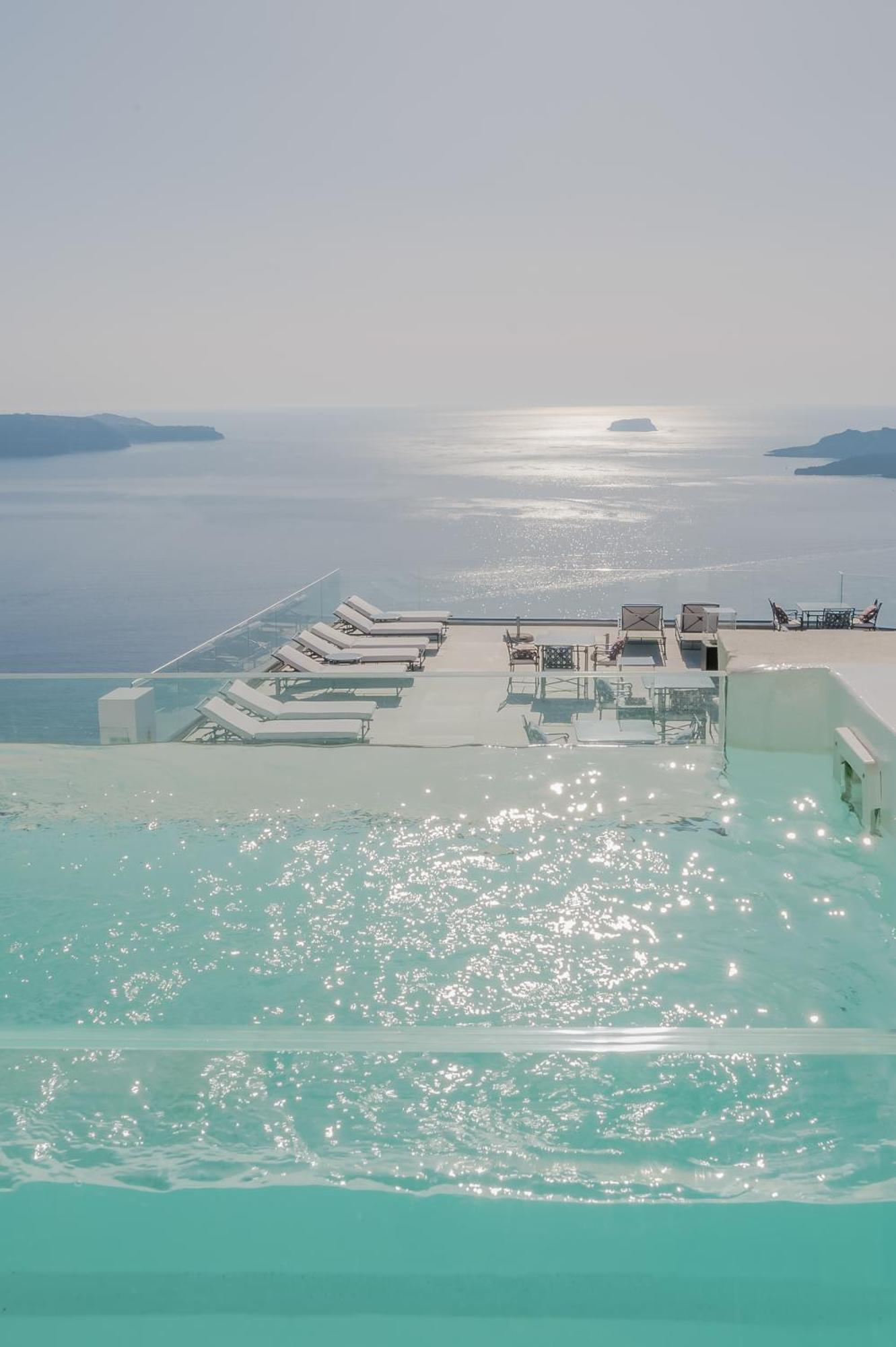 Apeiron Blue Santorini - Sustainable Adults Only 14 Plus Фира Стая снимка